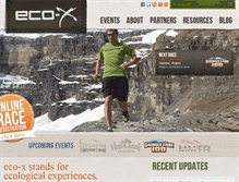 Tablet Screenshot of eco-xsports.com